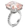 Asscher Cut Solitaire Diamond Engagement Ring