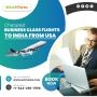 Cheapest Business Class Flights To India From USA