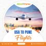 Avail Heavy Discounts on USA to Pune Flights Booking 