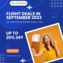 Find Best Flight Deals in September 2023
