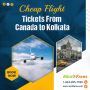Book Low-Cost Tickets for Canada To Kolkata Flights 