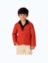 Red Color Coat For Boys