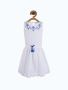 White Drop-Waist Dress