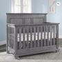 Modern Baby Cot Convertible Wooden Furniture Natural Solid W