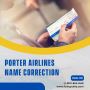 Porter Airlines name correction
