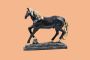 Black Horse Statue in Jaipur