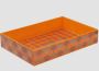Orange Lacquer tray 14x10x2.5 inches