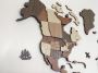 Explore Your Space: Wooden World Map Wall Decor for a Stylis