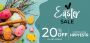 Easter sale: Falt 20% off On All Products