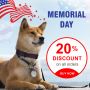 Memorial Day Sale: Flat 20% Discount On All Orders + Free sh