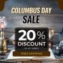  Columbus Day Savings Sale: 20% Off On All Pet Products