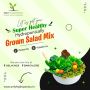 How to do a salad mix presentation?