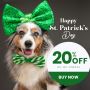 Lucky you! Our Biggest St. patrick's day sale - Flat 20% Off