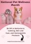 Pet Wellness Month: $5 Off on Behavioral, Calming, Skin and 