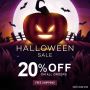 Halloween Spectacular Sale: 20% OFF + Free Shipping only @Be