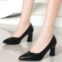 Pointed Toe Mid-Heel Office Womens Shoes,NEW,on Sale!