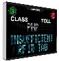 Variable Message Signs for Toll Booths