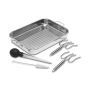 Shop For Sedona 16" Stainless Steel Roaster Pan Set in Silve