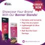 Buy PosterGarden Banner Stands | Enhance Brand Visibility