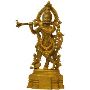 Buy Krishna Brass Statue online from Puja Sanskaram