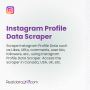 Instagram Profile Data Scraper | Scrape Instagram Profile Da