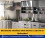 Residential Stainless Steel Kitchen Cabinets in Hyderabad | 