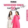 GulAhmed Ideas Weekend Only Sale: Flat 50% & 40% Off