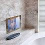 19" Waterproof Bathroom Mirror TV with Smart LED Option