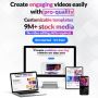 Easily Make Pro-Quality Videos with 9MN+ Stock Media