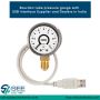 Bourdon tube pressure gauge with USB interface Supplier