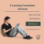 Professional E Learning Translation Services in India
