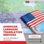 Professional American Language Translation Services in India