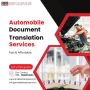 Automobile Document Translation Services in Mumbai, India