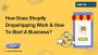 HOW DOES SHOPIFY DROPSHIPPING WORK & HOW TO START A BUSINESS