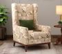 Buy Joan Lounge Chair (Cotton, Magnolia Beige) Online in Ind