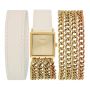 Buy Stylish Dream Wrap watch with Square Gold Ivory On 20% O