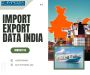 Import export data India