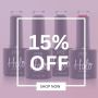 15% off on our Halo Gel Polish collection