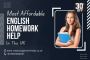 Most affordable English Homework Help in the UK