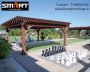 Wooden Pergola Manufacturer - Smart Roofs and Fabs