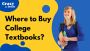 Where to Buy College Textbooks?
