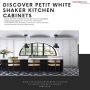 Petit White Shaker Kitchen Cabinets - Stylish and Affordable