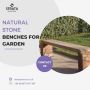 Natural Stone Benches For Garden | Strata Stones