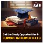 Get the Study Opportunities in Europe without IELTS 