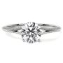 Dazzle Them with Our 0.18Cttw Prong Set Round Diamond Ring 