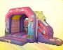 Princess Themed Bouncy Castle with Side Slide