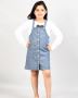 Denim Dungaree Dress For Kids