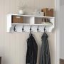 Shop Home Canvas Modern Design Coat Rack Wall Hanger White