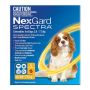 Buy Nexgard Spectra Small Dogs 3.6-7.5kg Yellow Pack 
