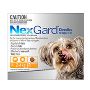 Buy Nexgard Chewables For Very Small Dogs (2 - 4 Kg) Orange 